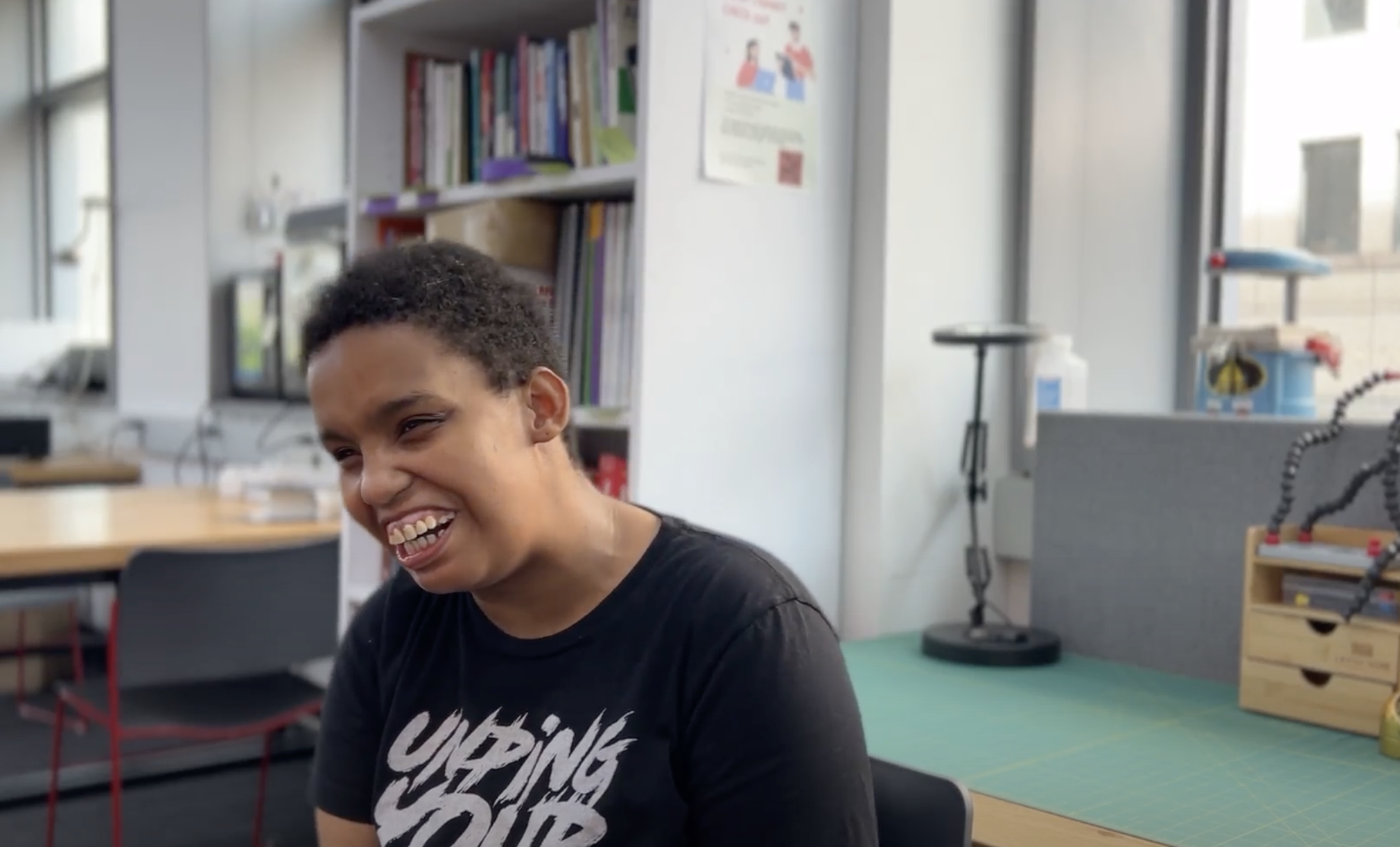 Danielle Coles smiling